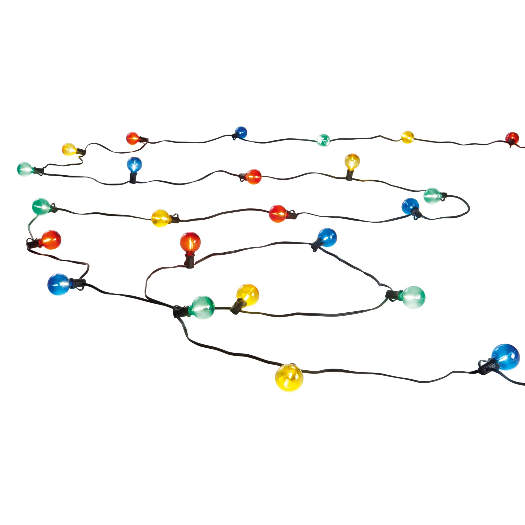 FAN Europe LED Světelný řetěz PICNIC Závěsný 1W Černá E12 IP44 do zásuvky schuko